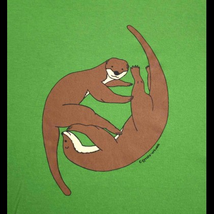 loutre vert femme 